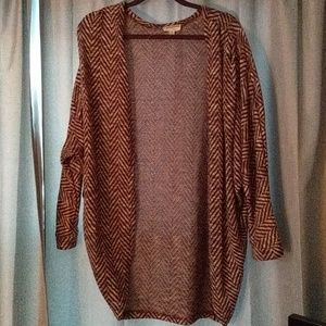 Slouchy Chevron cardigan